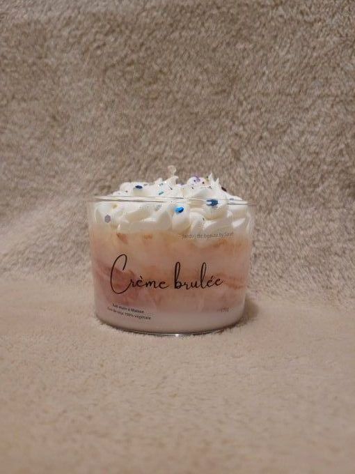 Bougie crème brulée 